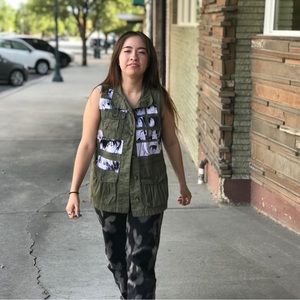Anime Upcycled vest